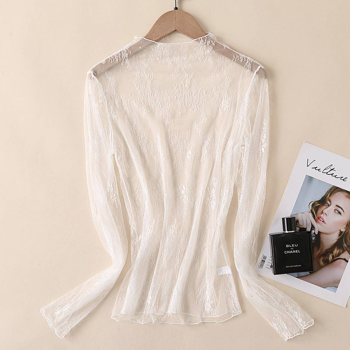 NEW Sexy Mesh Blouse