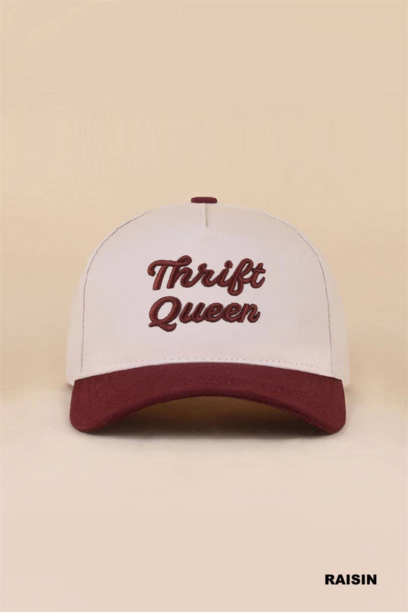 Thrift Queen Two Tone Snapback Hat