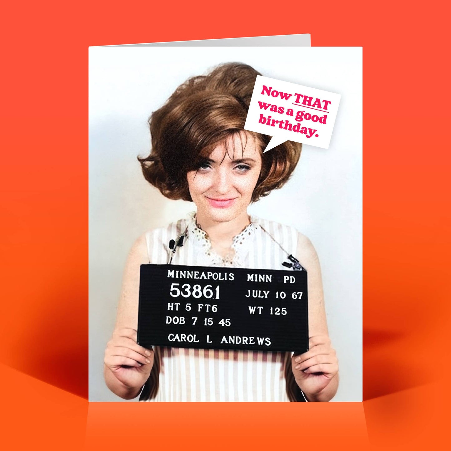 Funny Birthday Card – THAT WAS GOOD – Vintage Sassy Humor