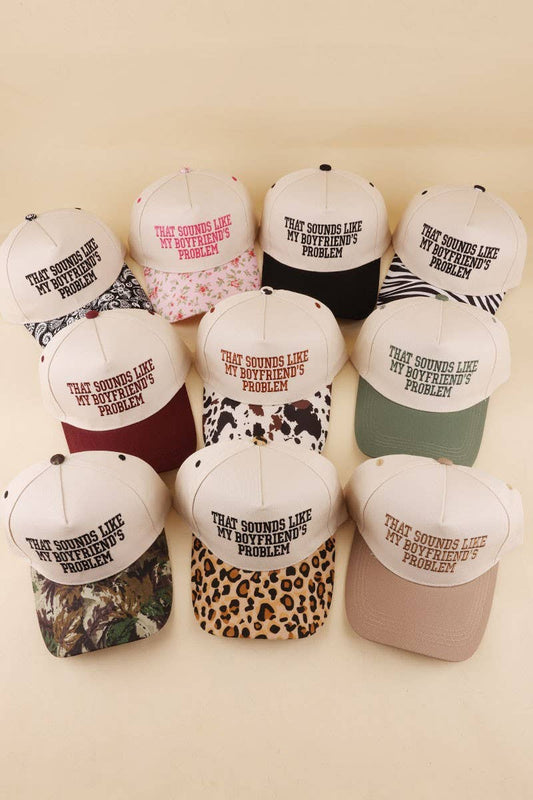 That Sounds Like My Boyfriend's Problem Two Tone Snapback
