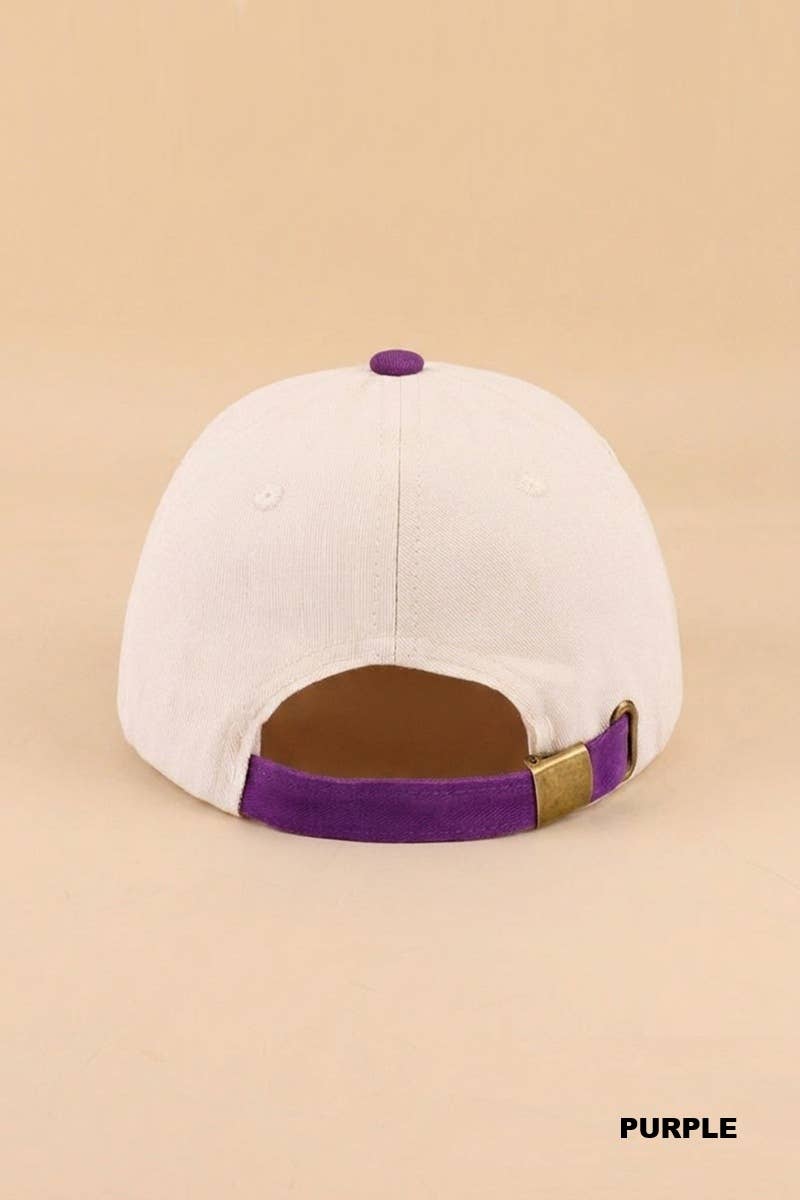 American Honey Two Tone Canvas Cotton Cap