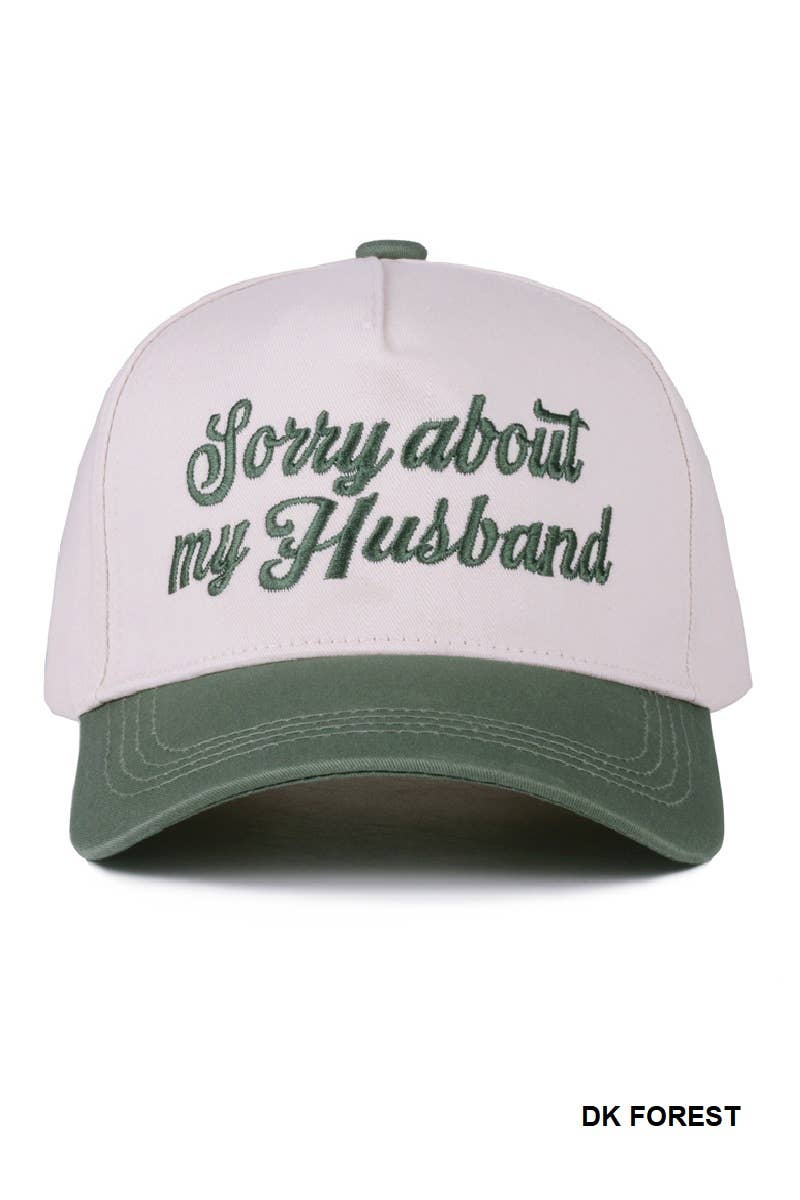 Sorry About My Husband Cap