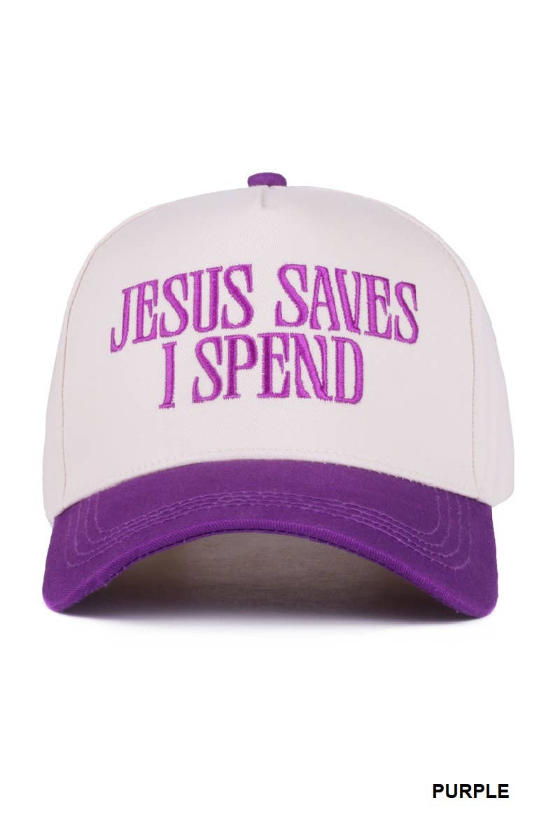 Jesus Saves I Spend Cap