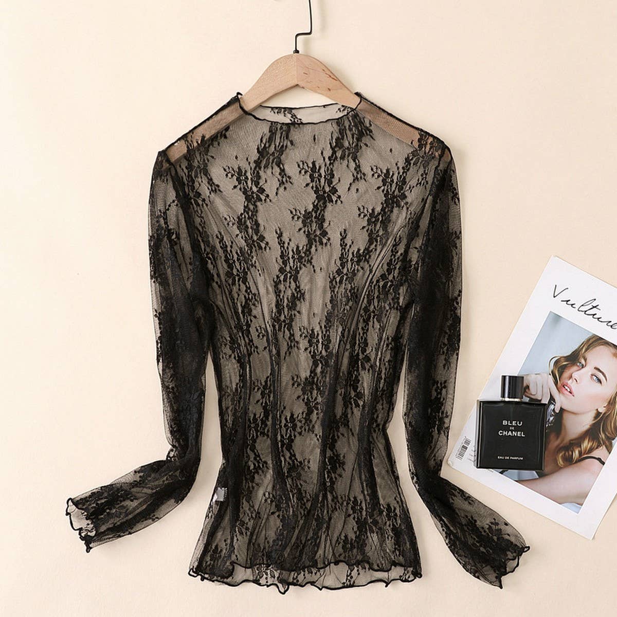 NEW Sexy Mesh Blouse