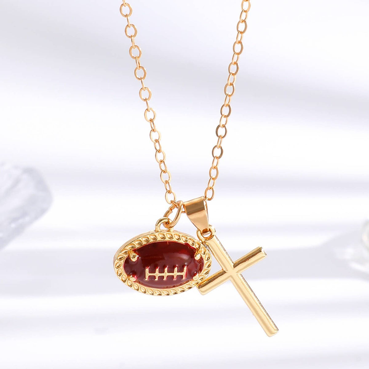 Gameday Sports Enthusiast Cross Necklace | 40NK9711