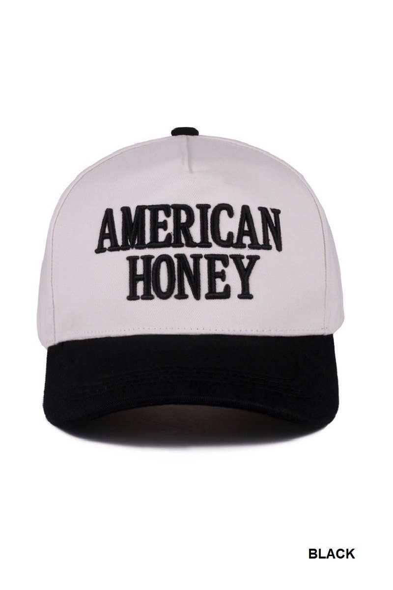 American Honey Two Tone Canvas Cotton Cap