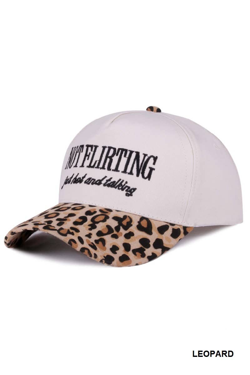 Not Flirting Cap