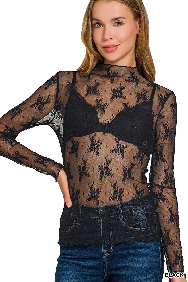 NEW Lace  Layering Top