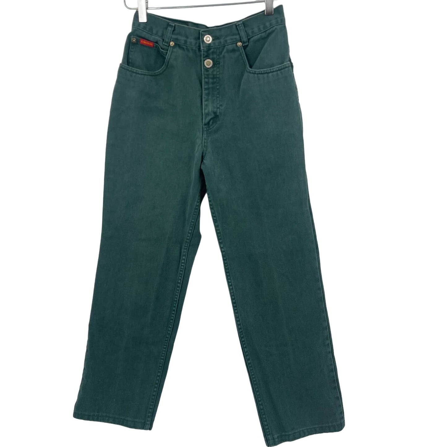 Vintage Lawman Green Denim Jeans Western 9